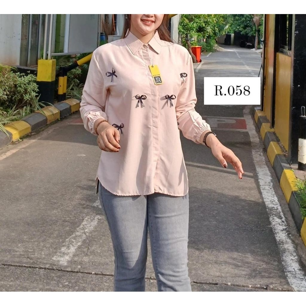 KEMEJA PITA / kemeja KATUN RAYON polos wanita / ATASAN kemeja polos wanita/ Kemeja Polos kerja / Kem