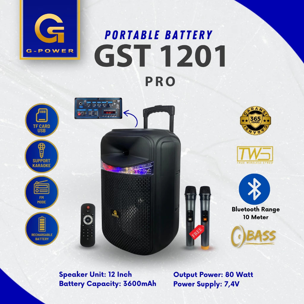 G-POWER SPEAKER GS - 1201 PRO