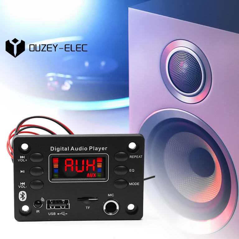 Bluetooth Audio Papan Audio Audio Modul DC 12V USB FM Radio Kehilangan