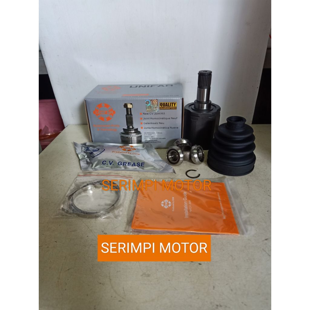 Cv joint as roda dalam BRV matic UNIFAR