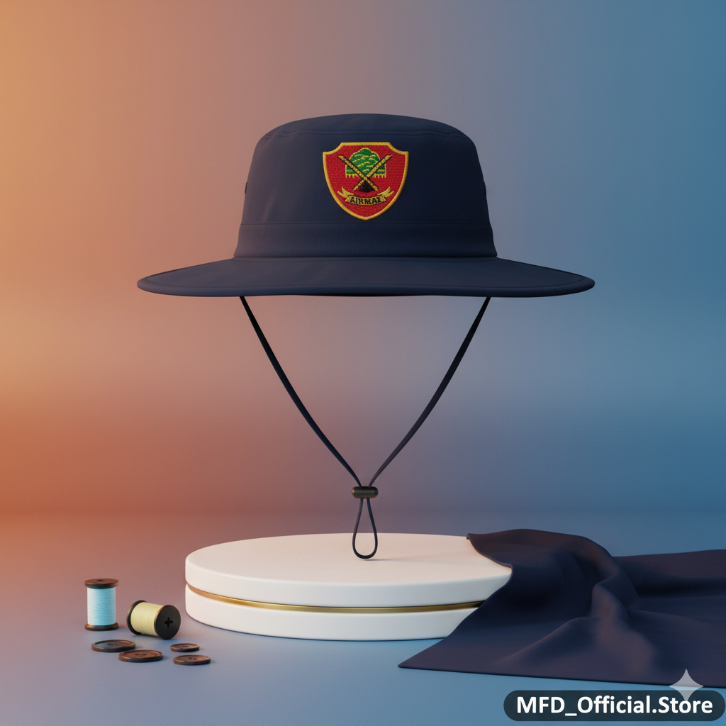 MFD Topi Rimba logo LINMAS  Satlinmas Pria Wanita