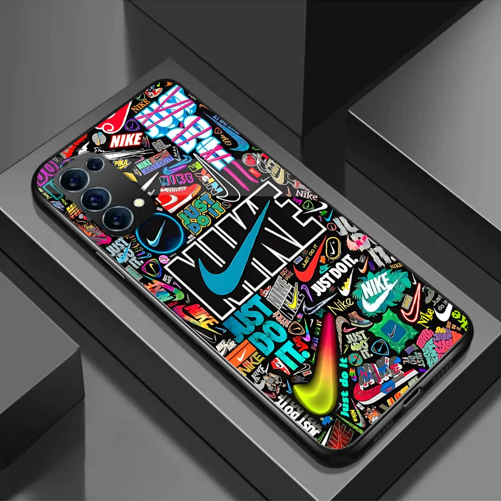 Case OPPO RENO 5 4G 5G Casing Hp - Casing Hp - Softcase - Terbaru - Kekinian - [ AESTHETIC NIKE ] Ca
