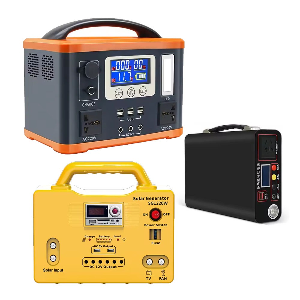 Solar Power Station Generator Tenaga Surya Genset Solar Cell Powerbank Portable Tenaga Surya Solar P