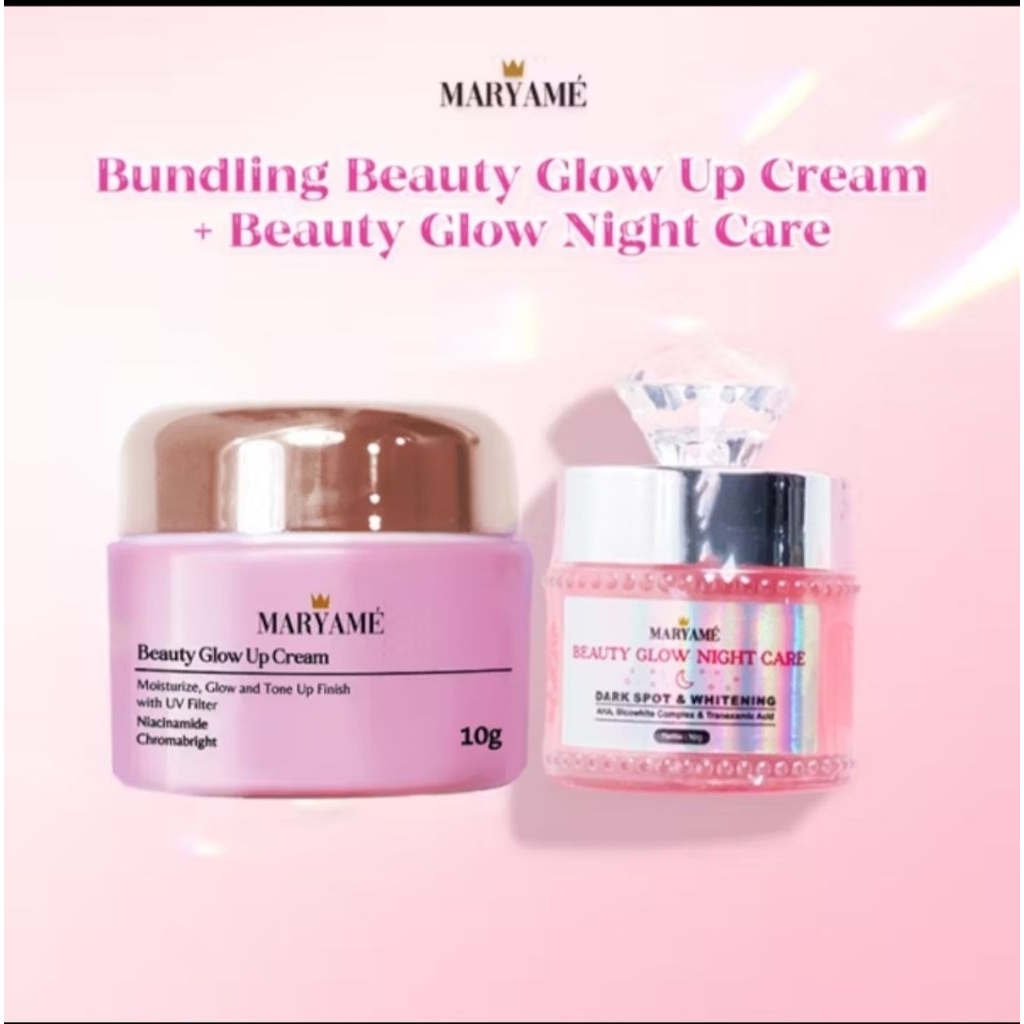 MARYAME Original Bundling Beauty Glow Up Cream & Beauty Glow Night Care