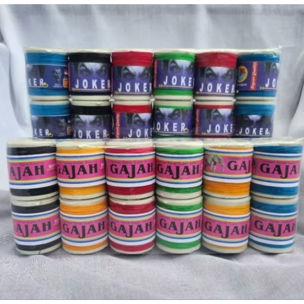 BENANG GELASAN LAYANGAN SNAP CK SUPER 0.27 /1 PAK ISI 12 PCS