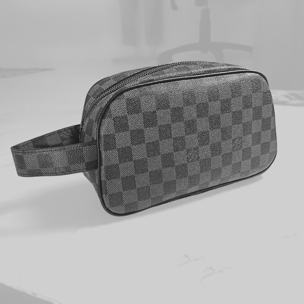 travel pouch / handbag clutch kulit pria wanita tas tangan jinjing tas kosmetik organizer