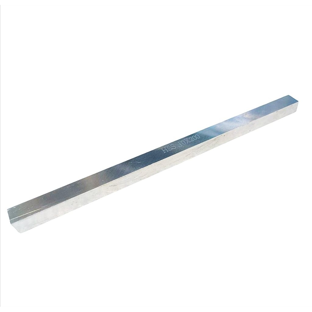 PAHAT BUBUT PERSEGI HSS TOOL BITS 10×10×200. BETEL BUBUT PISAU BUBUT HSS 10MM PANJANG 200MM