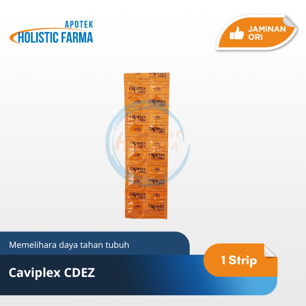 Caviplex CDEZ Multivitamin 1 Strip - Suplemen Makanan