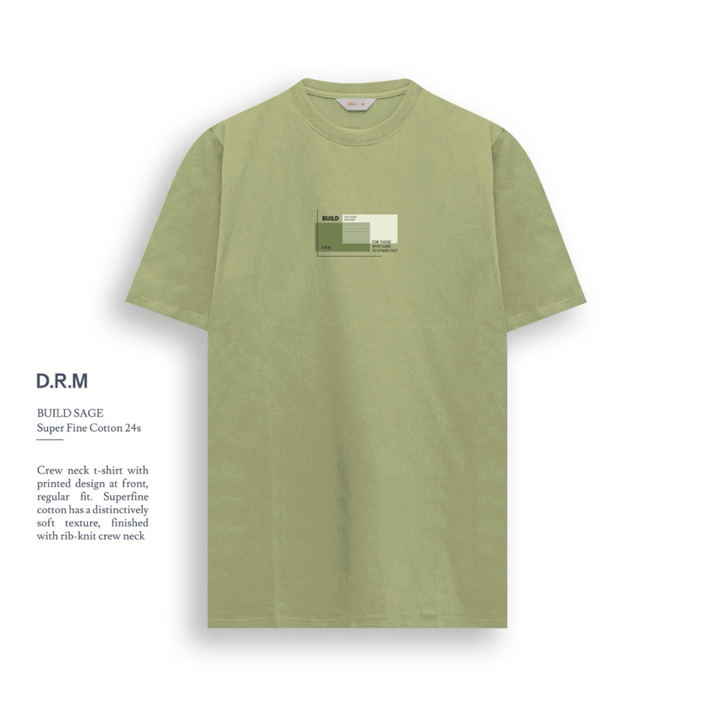 kaos drm |DRM WEAR ~ tshirt build sage