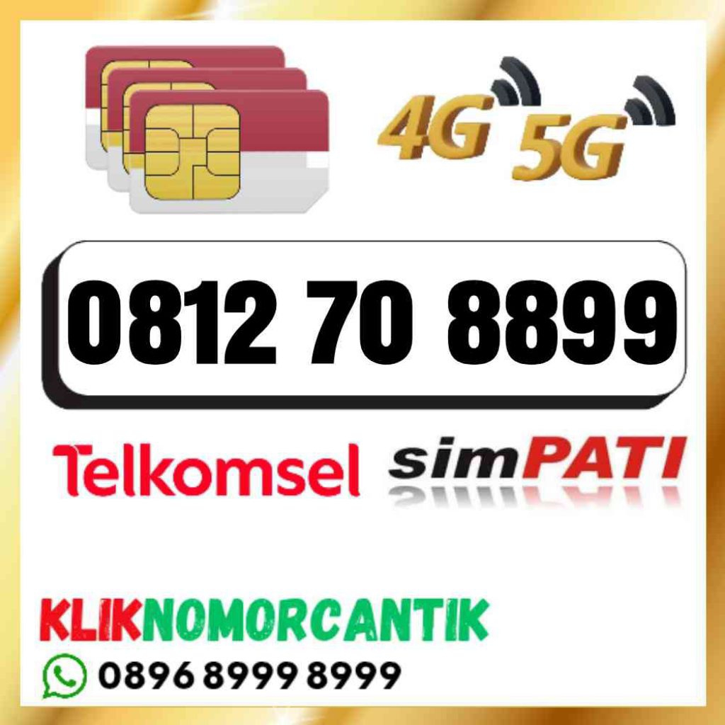 Nomor Cantik 10 Digit Telkomsel Simpati 10 Digit 70 8899