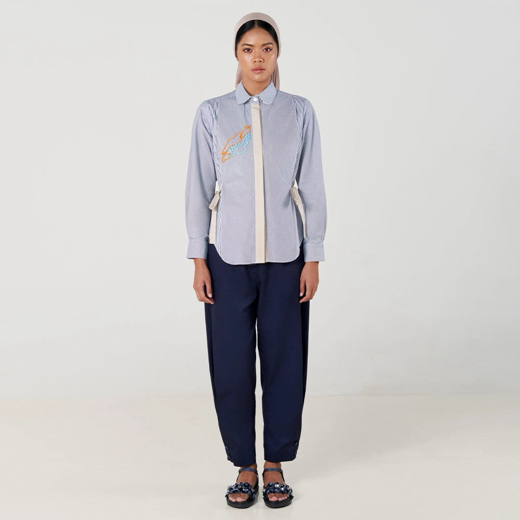 New  Ruin Top Navy by Jenna n Kaia Size M