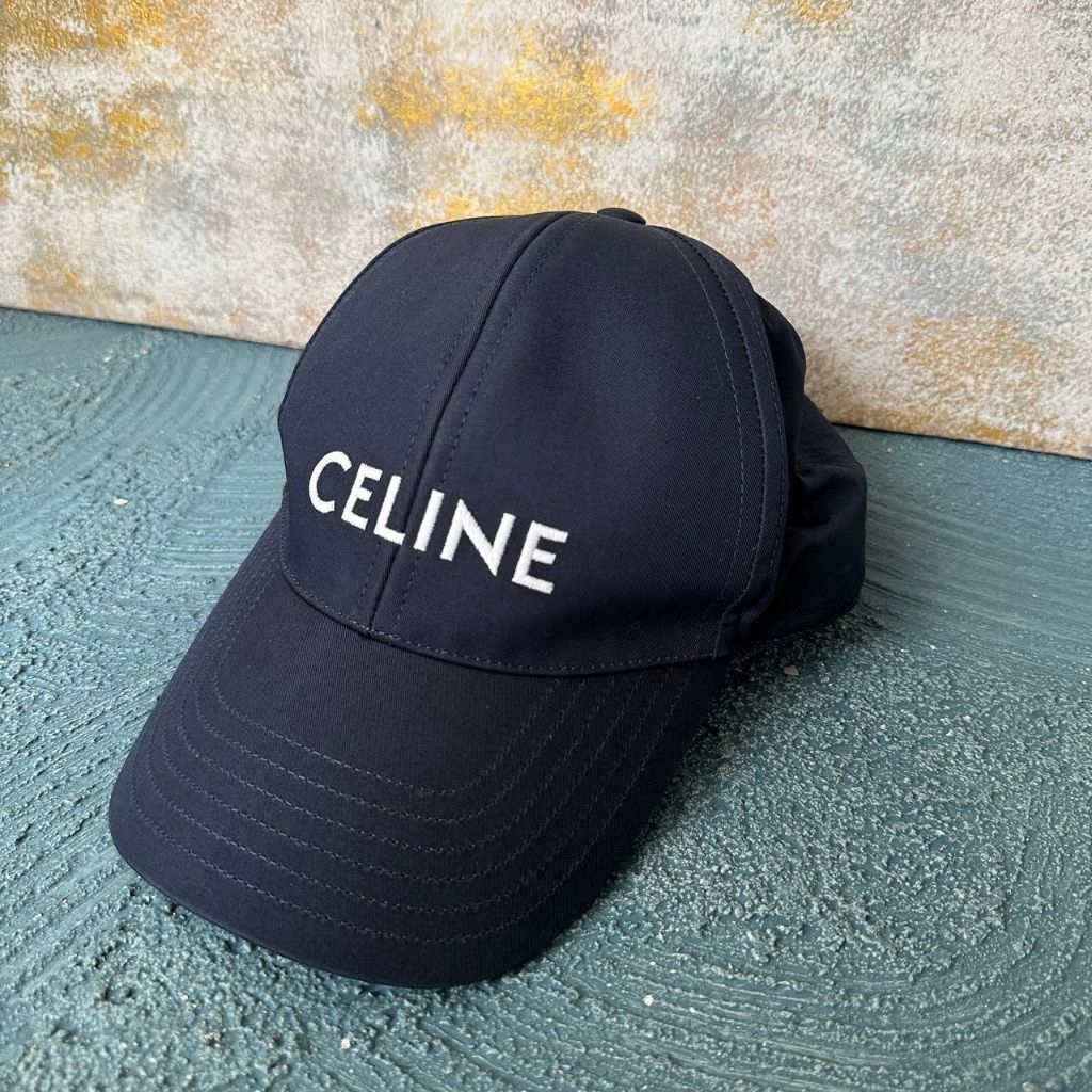 Celine Baseball Cap in Blue
