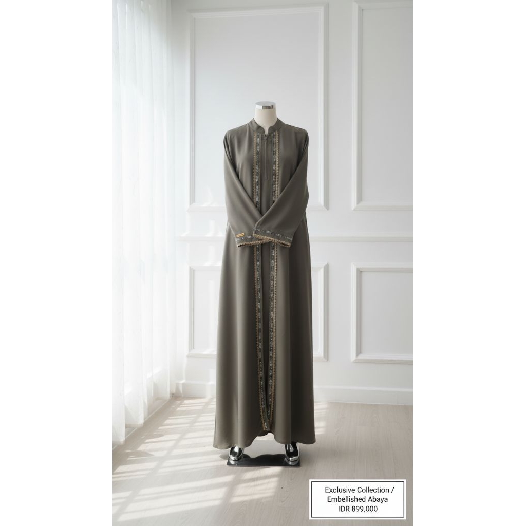 ABAYA MESIR BY NARAYA BUSANA COLLECTION X GAMIS KEKINIAN WANITA PROMO