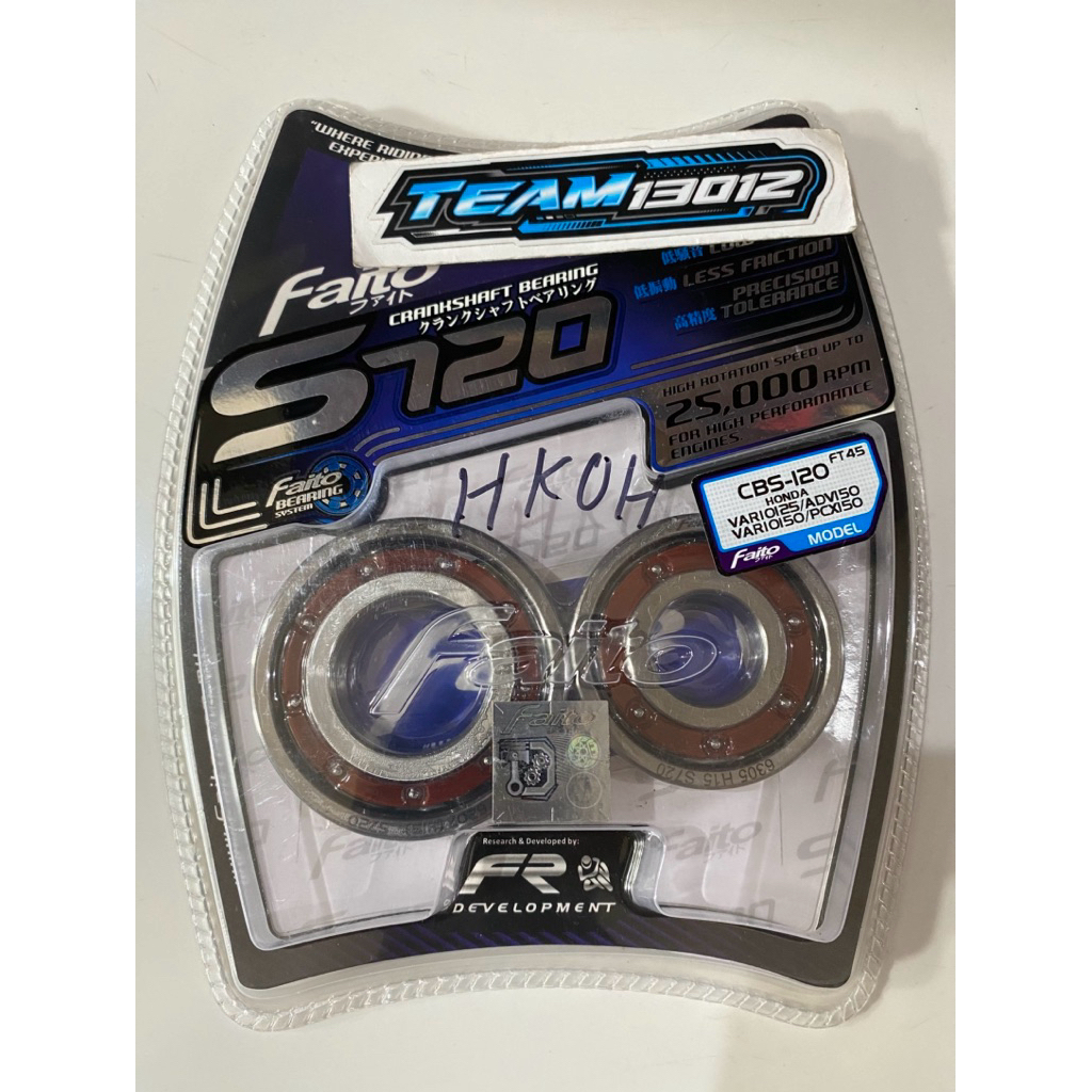 BEARING KRUK AS S720 FAITO VARIO 125 VARIO 150 PCX 125 PCX 150 ADV 150 ORIGINAL FAITO