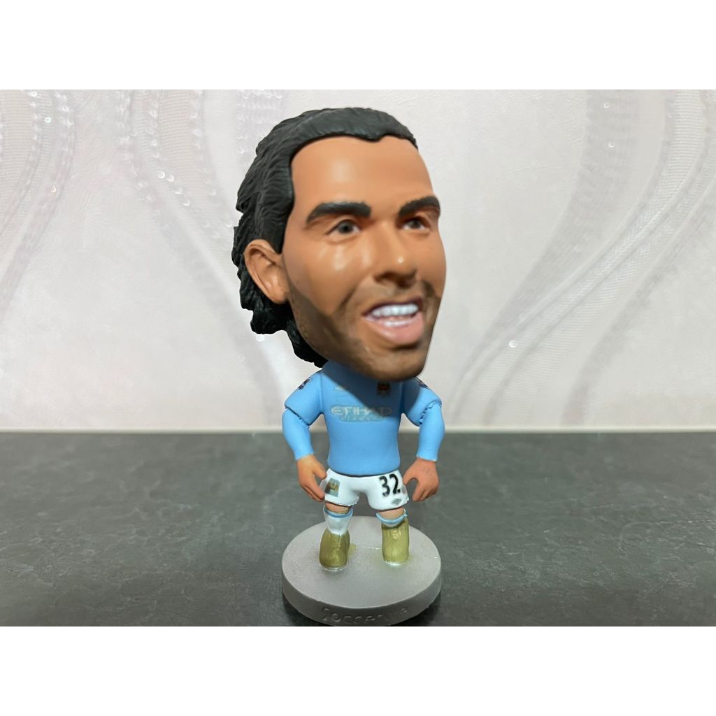 Soccerwe Soccer Action Figure - Carlos Tevez Manchester City REPAINT