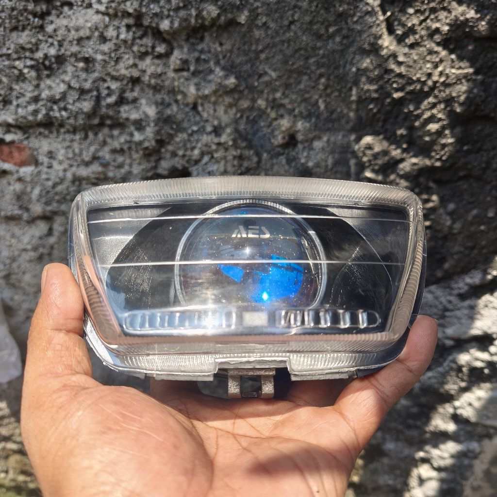 reflektor lampu Yamaha crypton sigma fiz pnp biled  AES turbo 2.5 inch