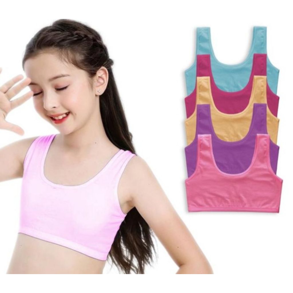 Miniset anak sd/smp usia max 12Th bahan katun motif polos