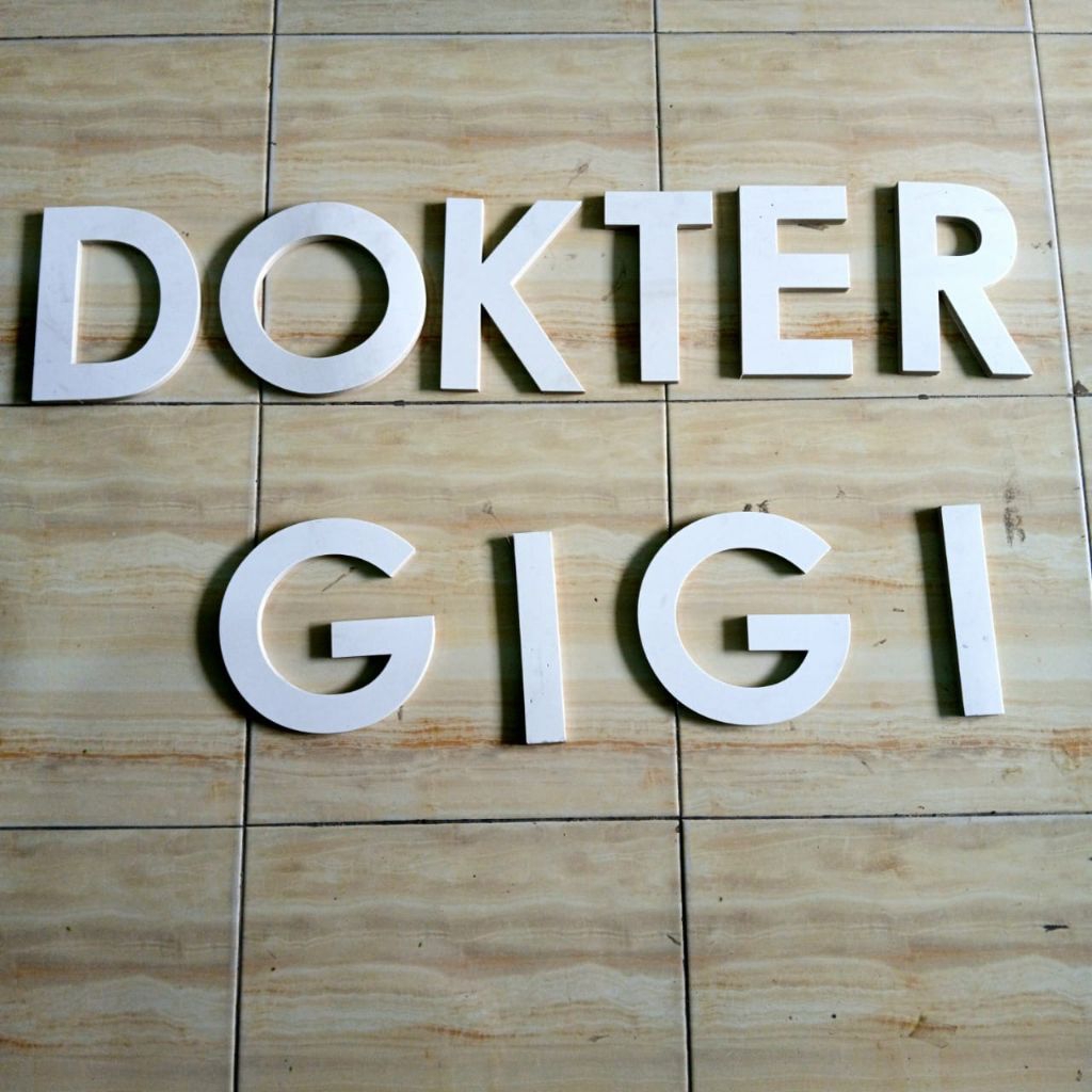 Huruf timbul eva spon tinggi 45 cm tebal 1 cm huruf timbul spon eva