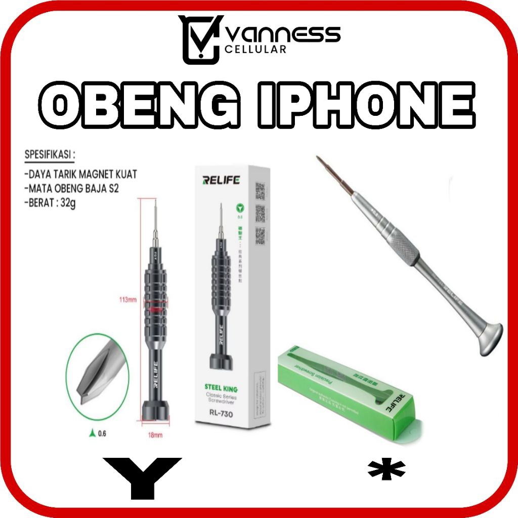 OBENG IPHONE * 0.8 / Y 0.6