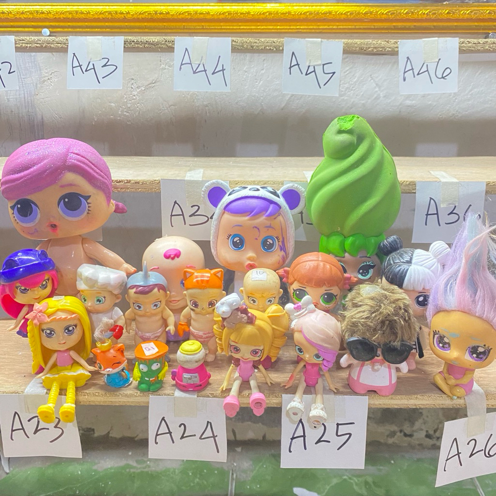 (Update 26 Des 25) Mainan Figure Lol, Shopkins, Baby secret, SML, Cocomelon Preloved Murah