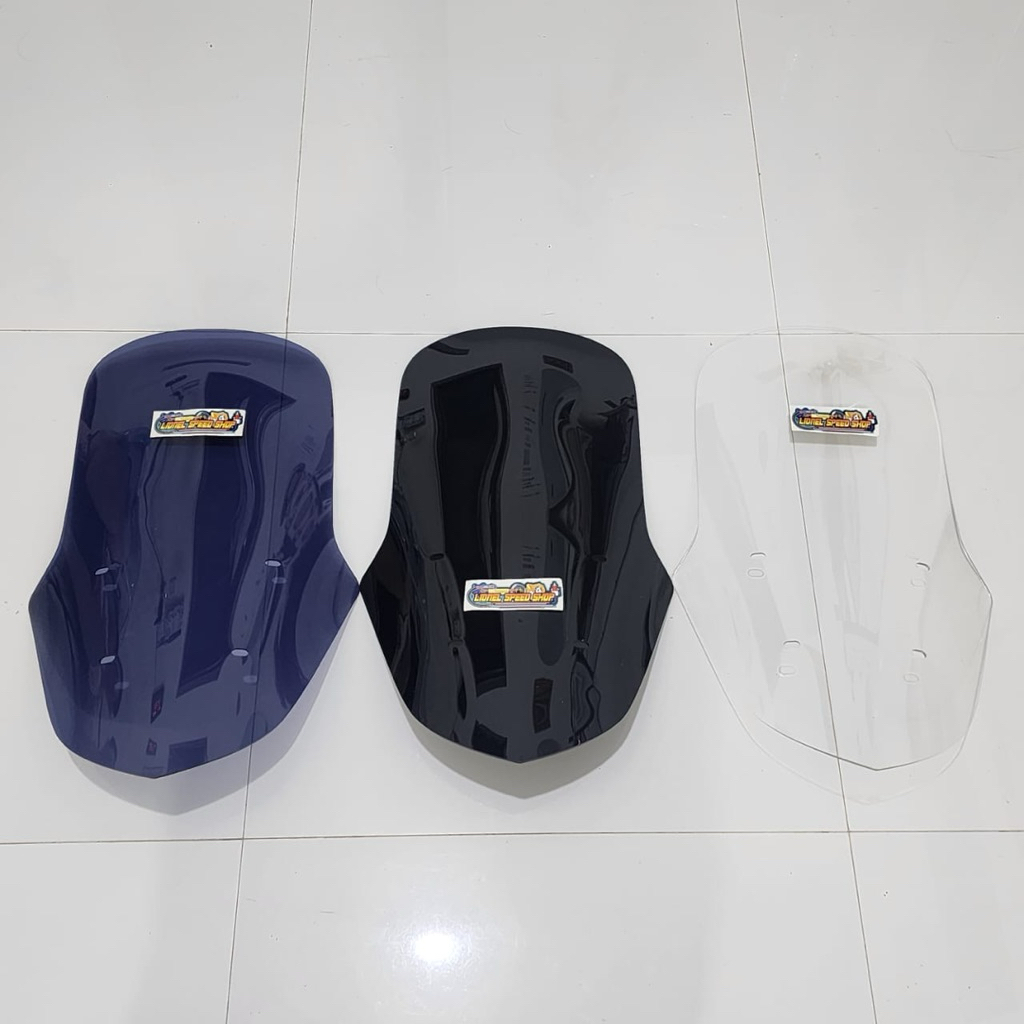Visor windshield nmax old modist nmax lama tebal tinggi riben hitam