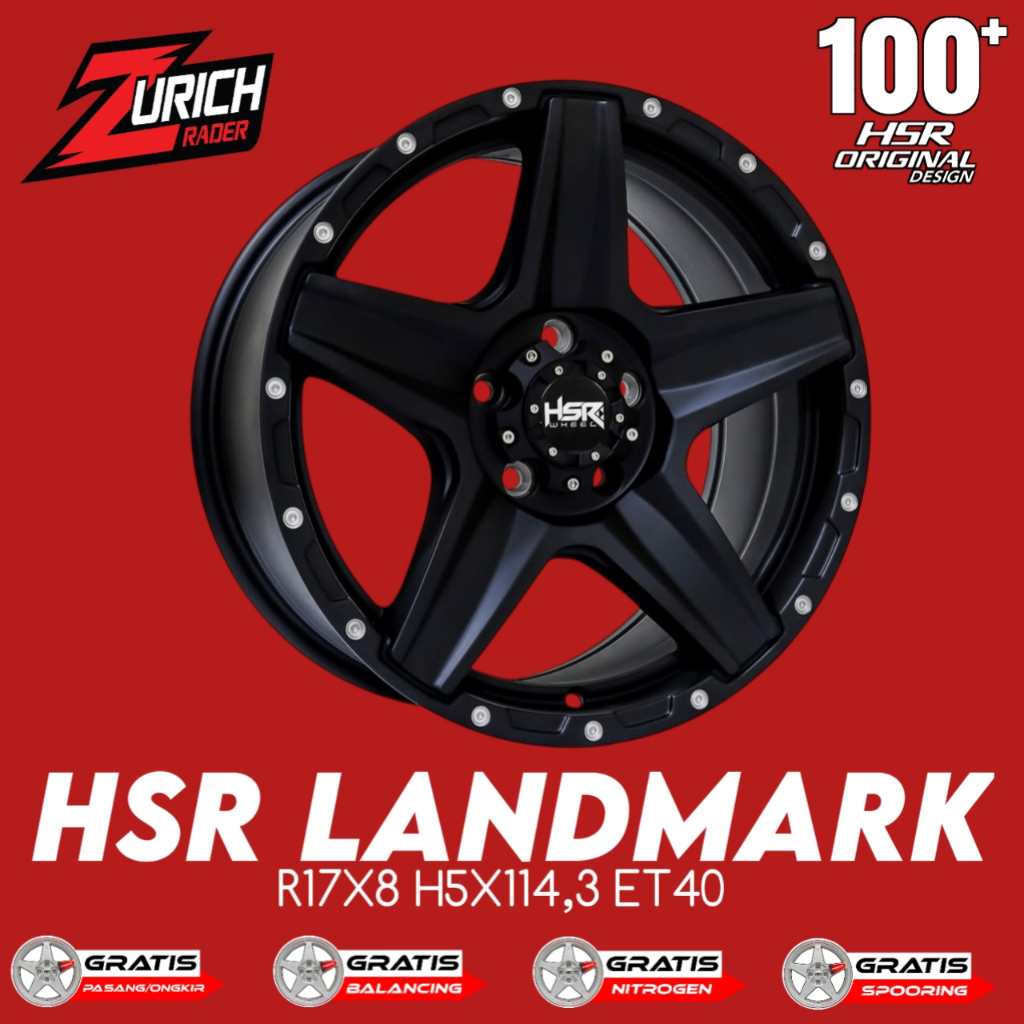 Velg Mobil Ring 17 Stream Terios Xl7 Camry Terios Innova Pelek Mobil R17 Hsr Wheel Landmark