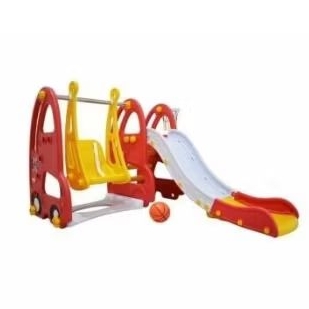 Jual Preloved - Labeille Luxury Slide and Swing - Tema London Bus