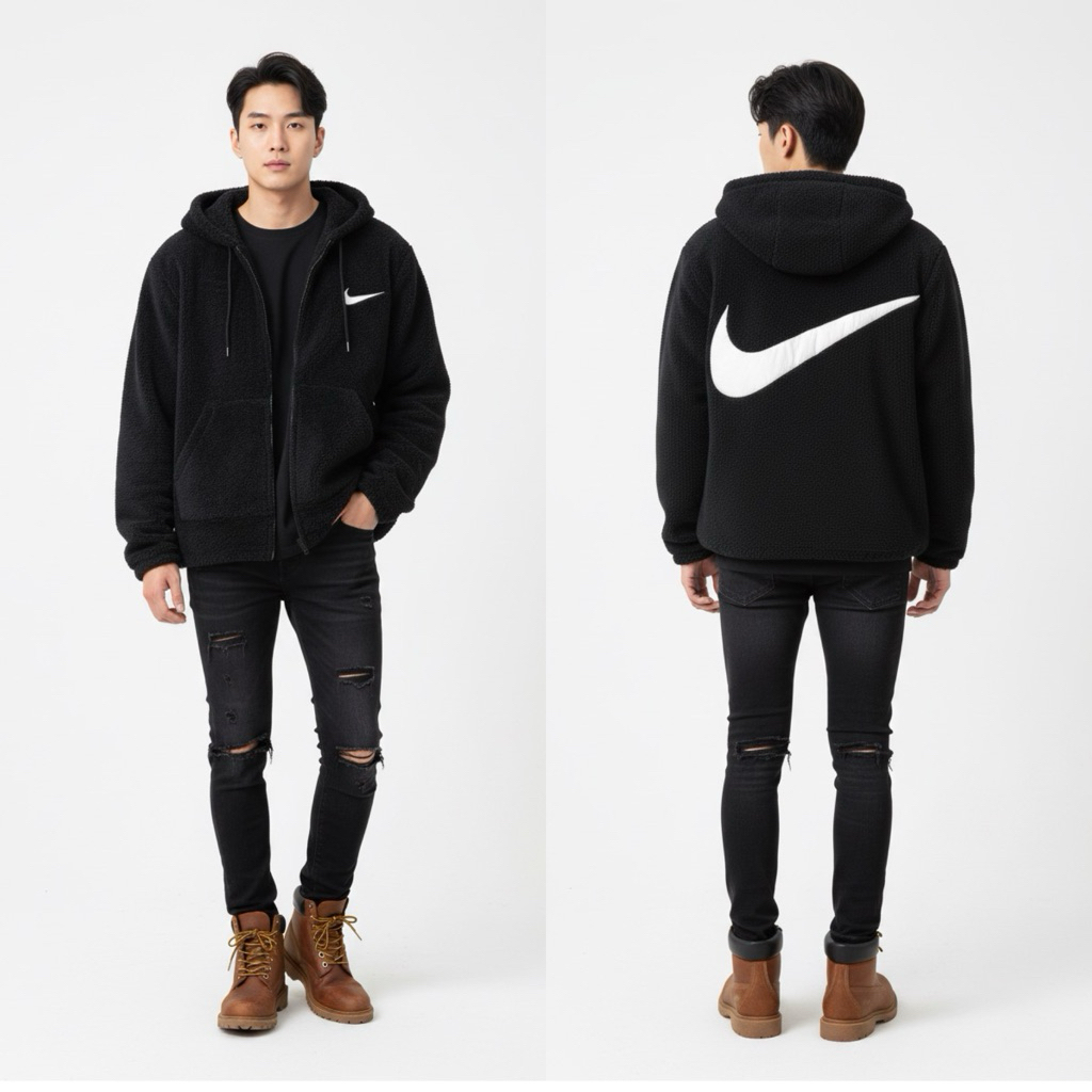 jacket ziper serpa nike swoosh