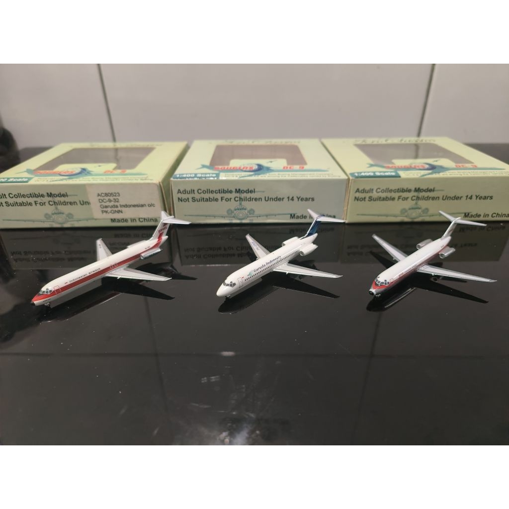 Diecast Garuda Indonesia Douglas DC-9-32 Aeroclassics 1:400