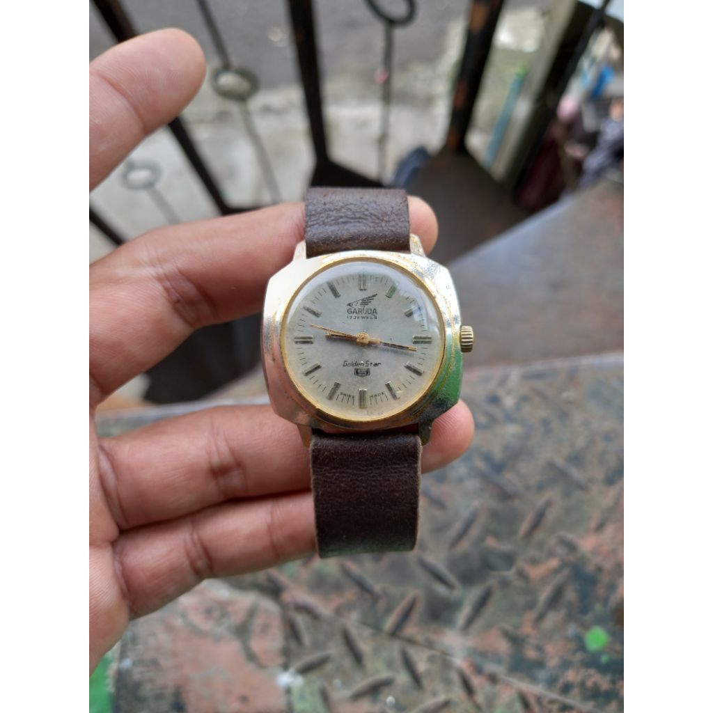 jam tangan garuda manual vintage lawas