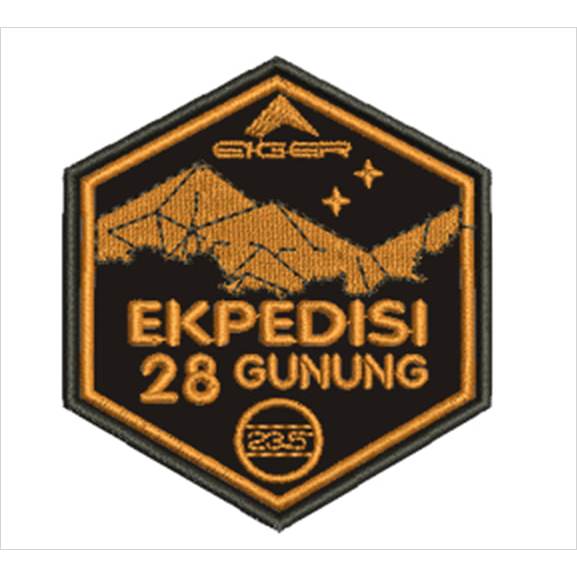 Emblem Patch Bordir Eiger Ekspedisi 28 Gunung - CBI