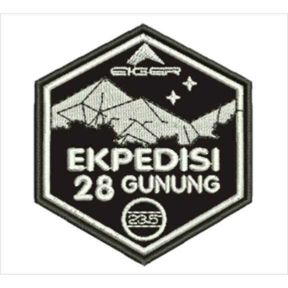 Emblem Patch Bordir Eiger Ekspedisi 28 Gunung - CBI