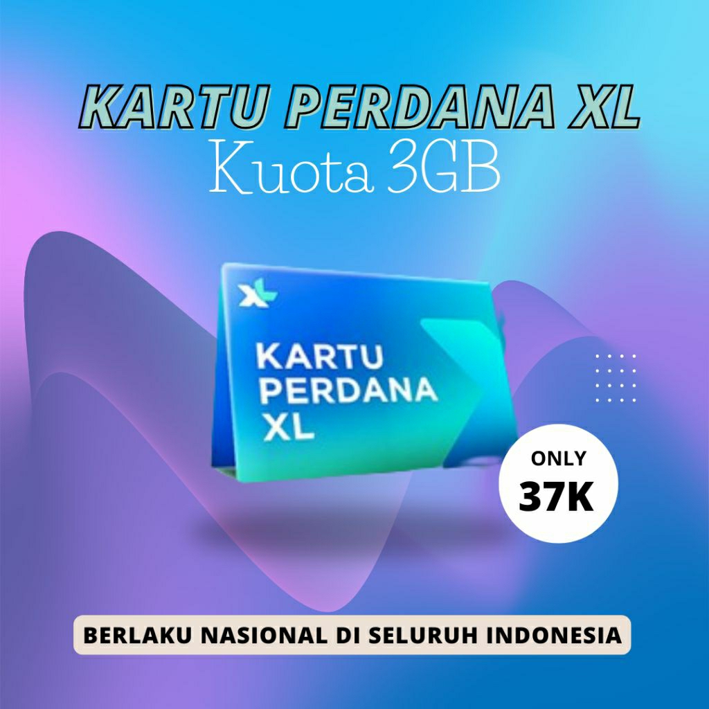 KARTU PERDANA XL KUOTA 3GB