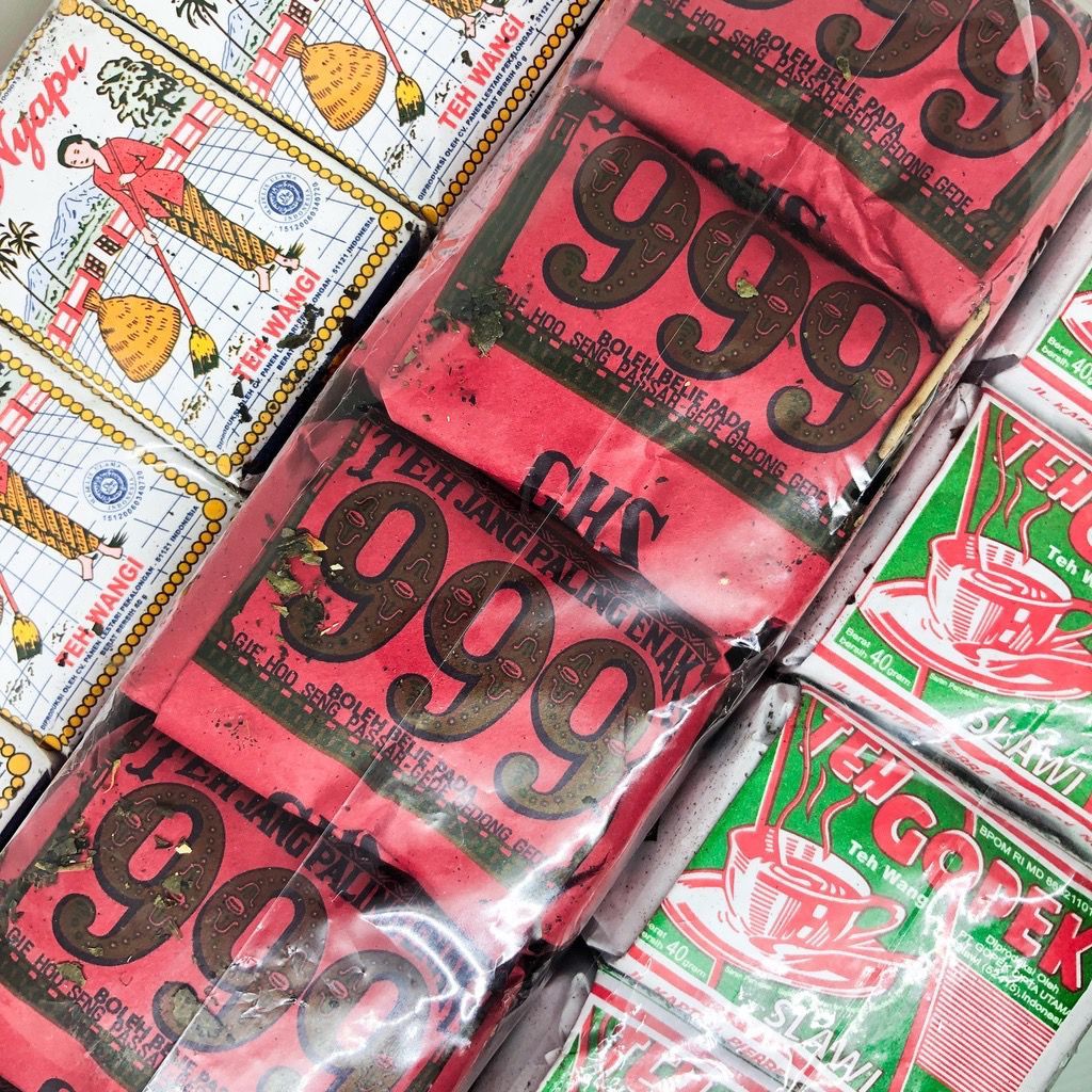 newnormalstore 10 Pcs Teh Tubruk Khas Jawa Tengah / 1 Pack Press Slop Teh Jadul 40 Gram Nyapu Gopek 