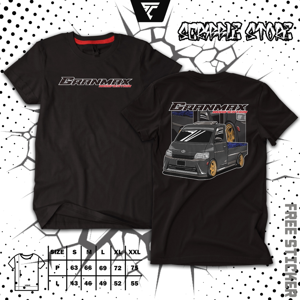 Kaos mobil granmax pick up | kaos driver gran max | kaos pickup modifikasi