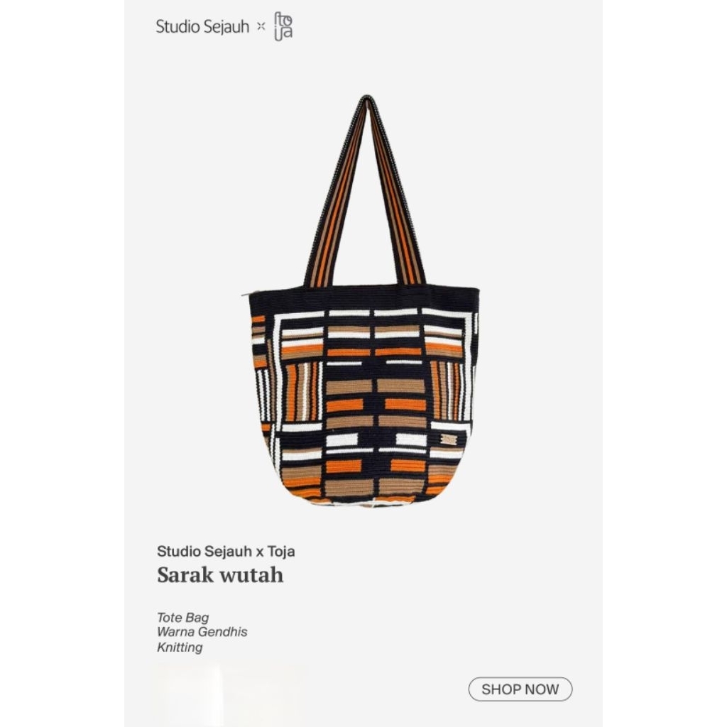 Tote bag Toja Sejauh mata memandang