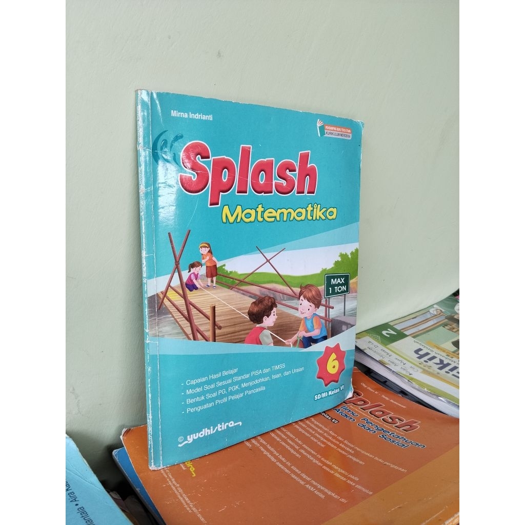 buku splash matematika, splash bahasa, splash ppkn/pendidikan pancasila, splash ipas untuk kelas 6/V