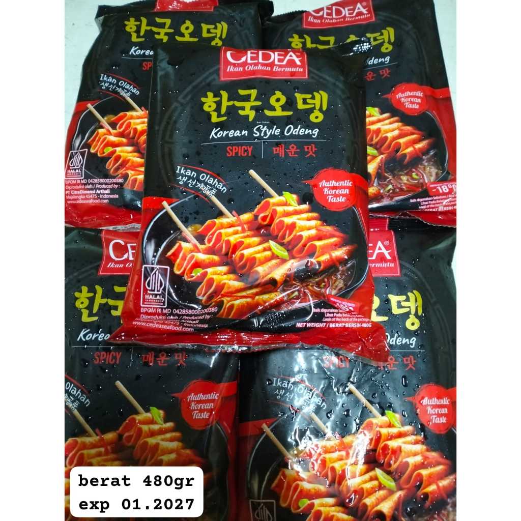 Cedea Odeng Spicy 480 Gram Frozen Food