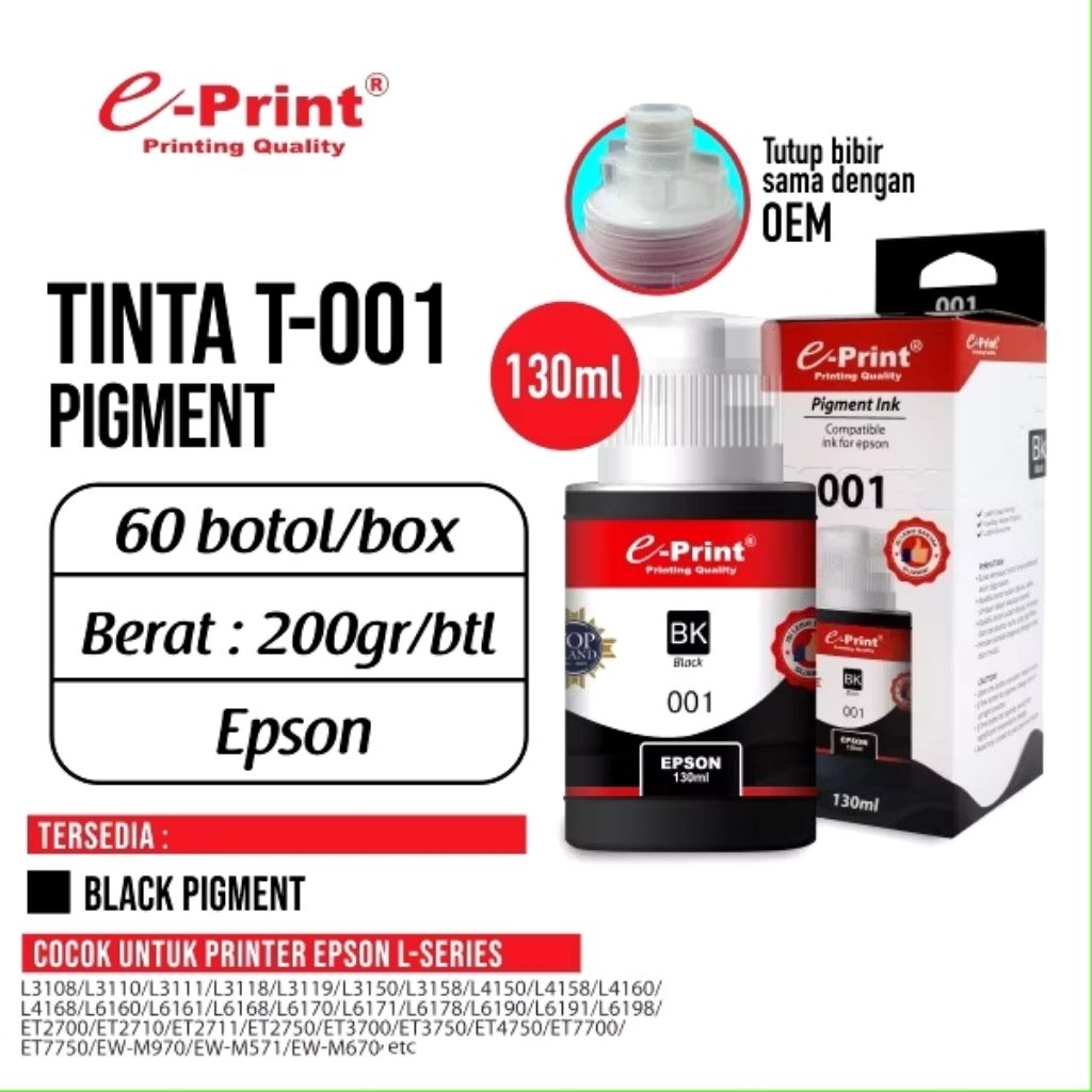 Tinta e-print epson T 001 / 003