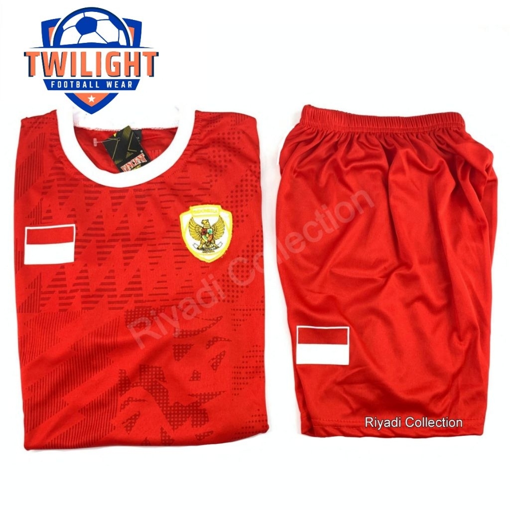 Jersey Sepak Bola atau Jersey Futsal INDONESIA Untuk Anak SD Sampai SMP