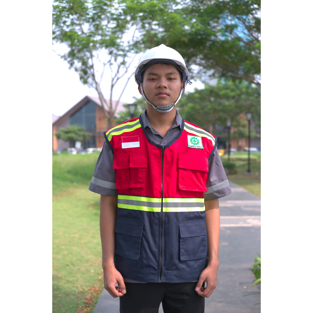 Rompi Baju Safety Wearpack Seragam Proyek K3 HSE