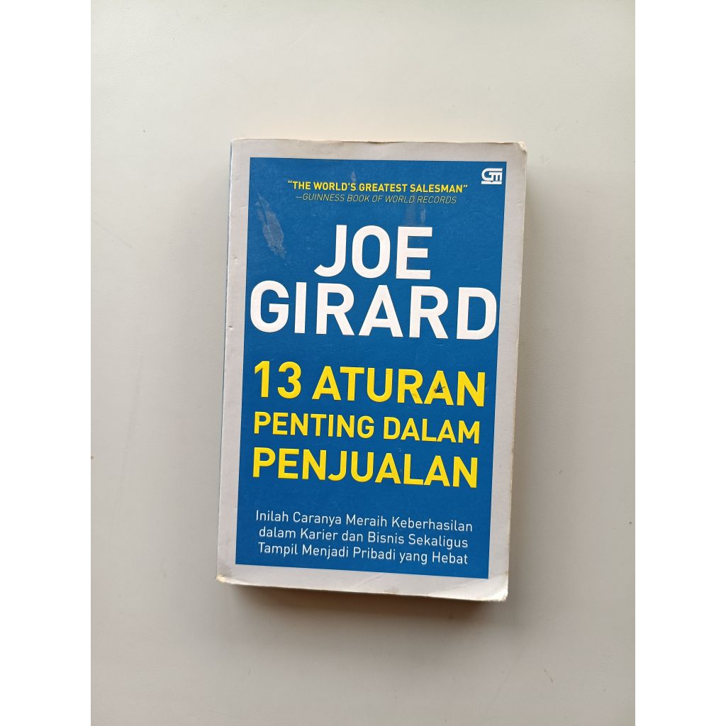 BUKU 13 ATURAN PENTING DALAM PENJUALAN - JOE GIRARD (ORIGINAL)
