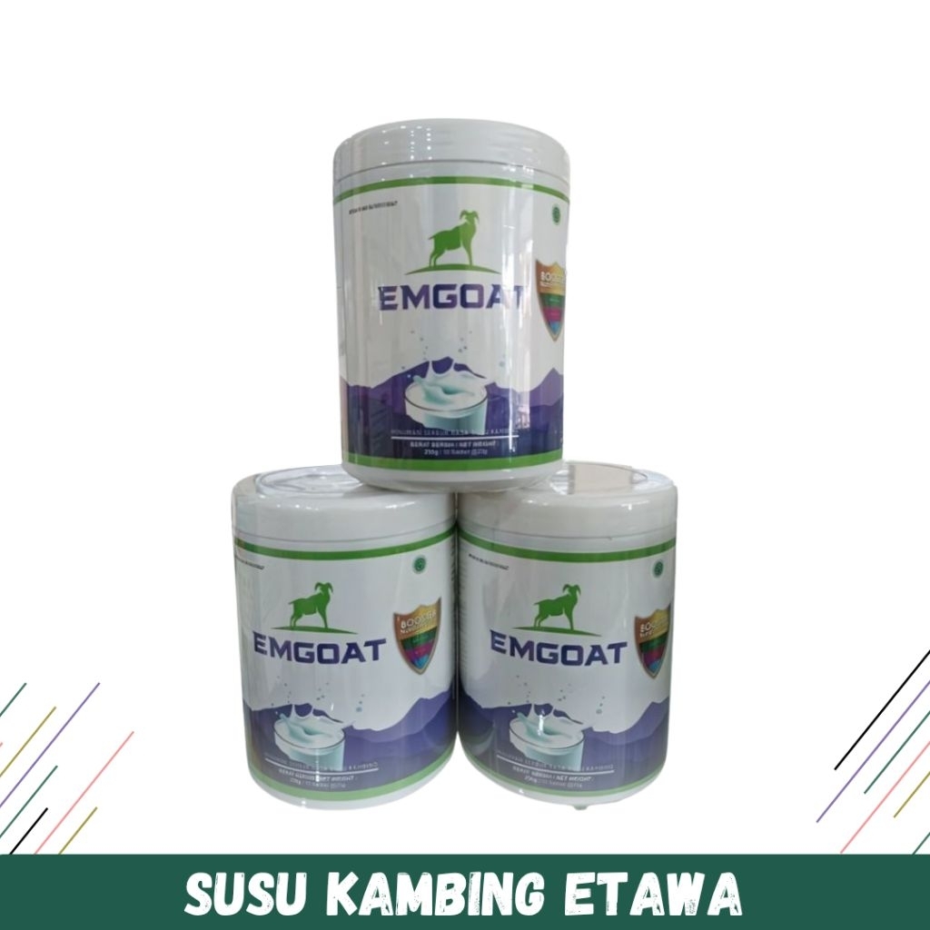Susu kambing Emgoat sachet pot - susu Emgoat untuk kesehatan - susu Emgoat etawa halal - susu kambin