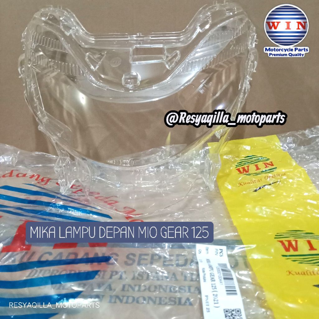 WIN-MIKA LAMPU DEPAN YAMAHA GEAR 125 2020-2024 II MIKA LAMPU DEPAN YAMAHA MIO GEAR 125 2020-2024 IIK