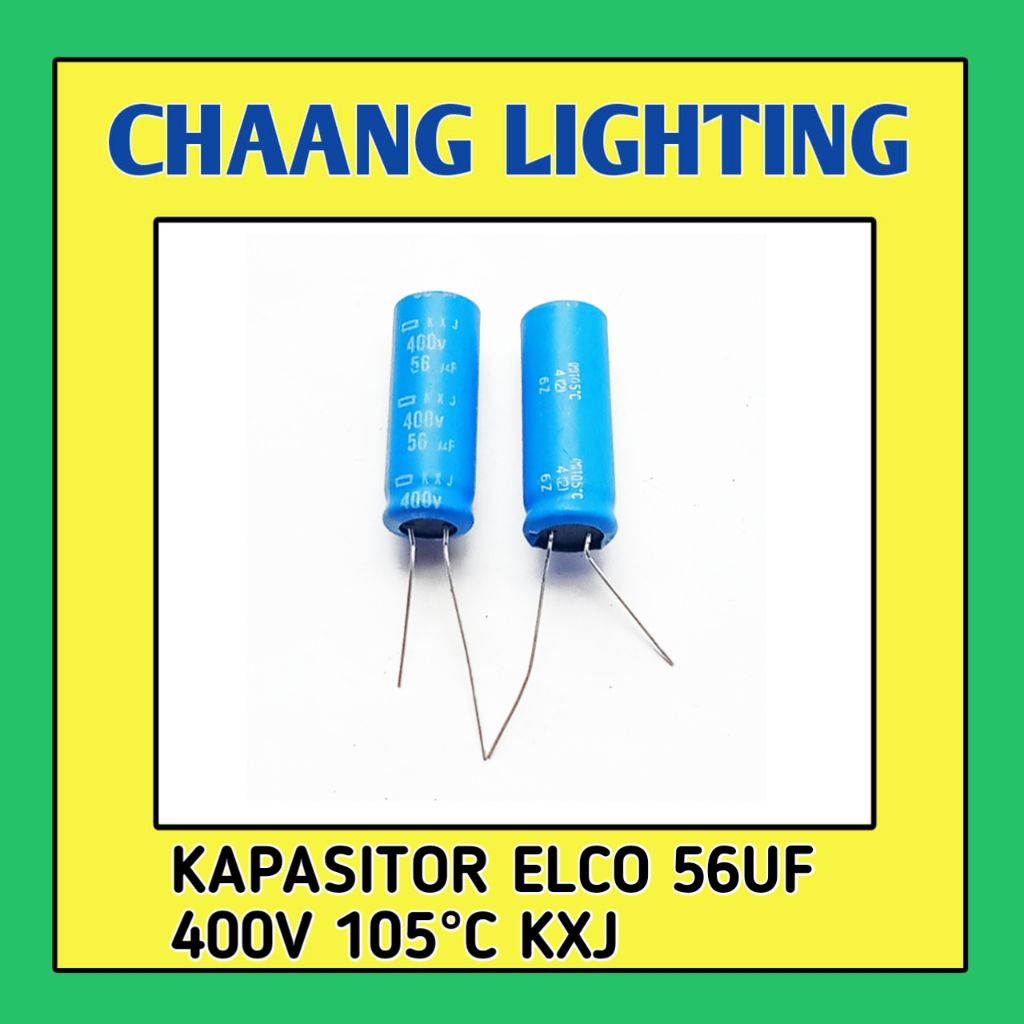 56UF 400V KAPASITOR ELKO 56UF 400V CAPASITOR ELCO 56UF 400V ELCO 56UF 400V 105°C KXJ