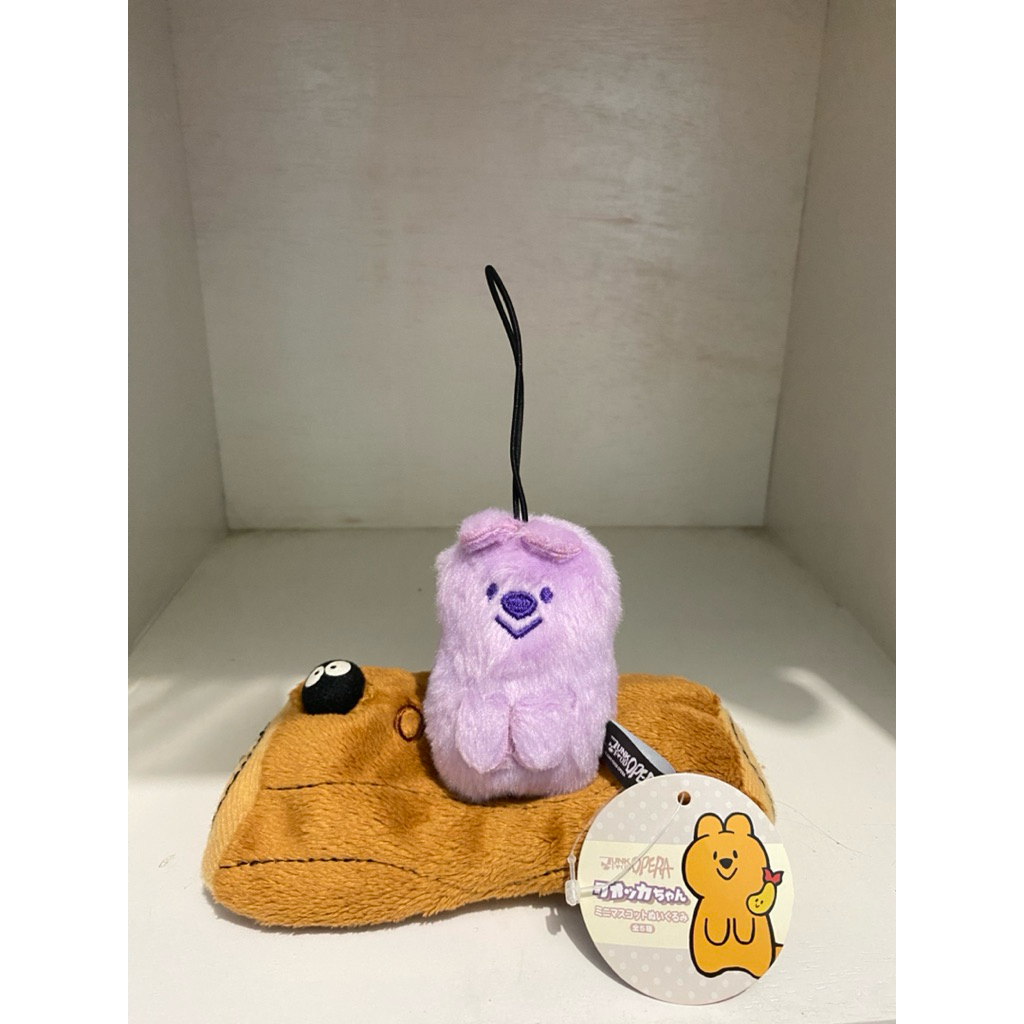 Gantungan Kunci Quokka Chan Junk Food Opera Original Ganci Japan Plush Keychain