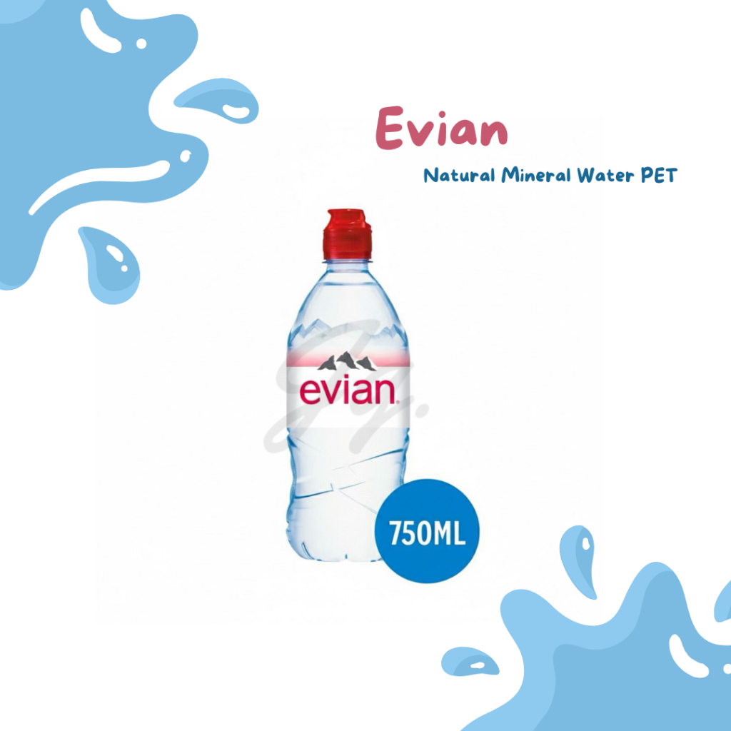 Evian Natural Mineral Water PET 750ml