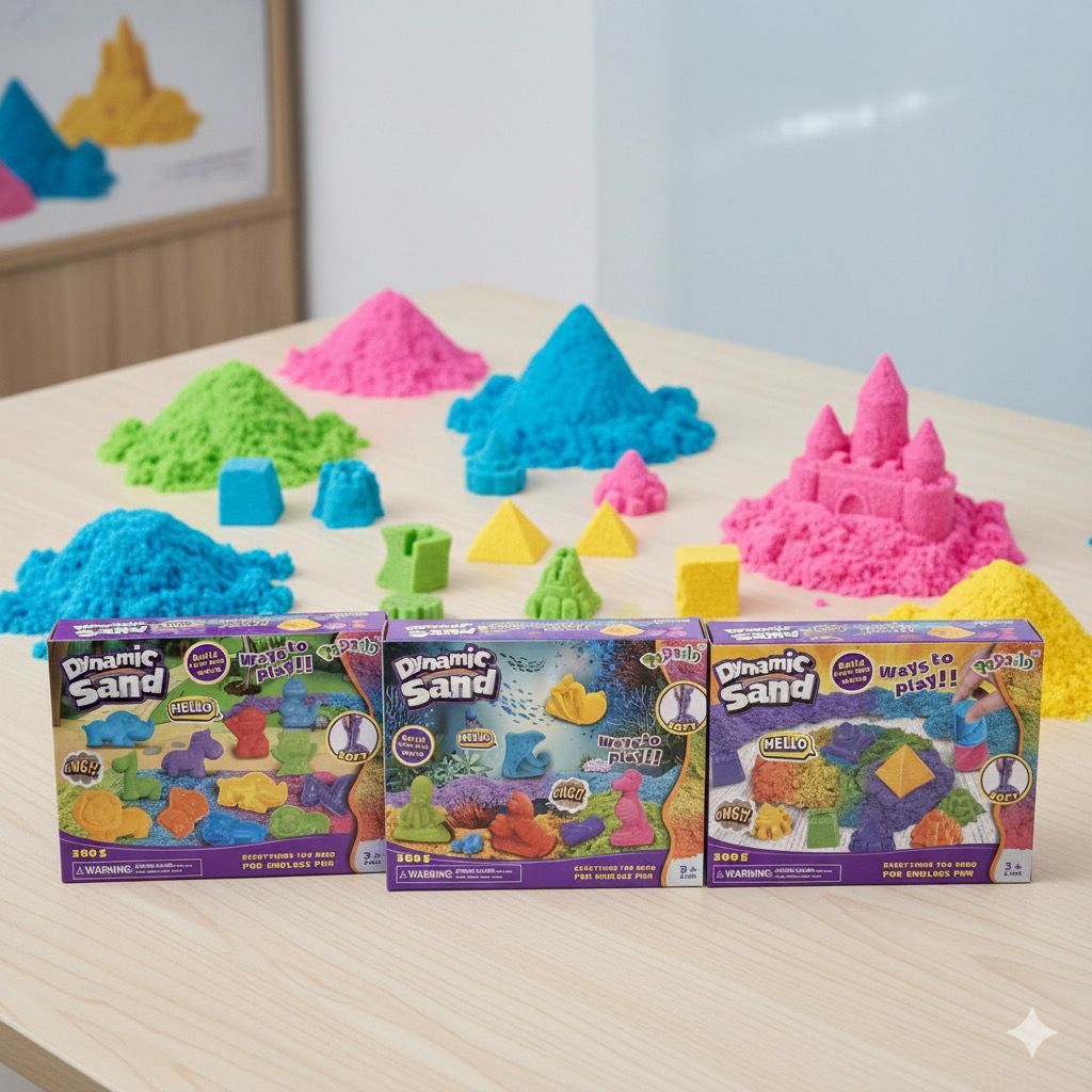 Dynamic Sand Mainan Pasir Magic Sand Toys Mainan Pasir Anak Mainan Pasir Ajaib