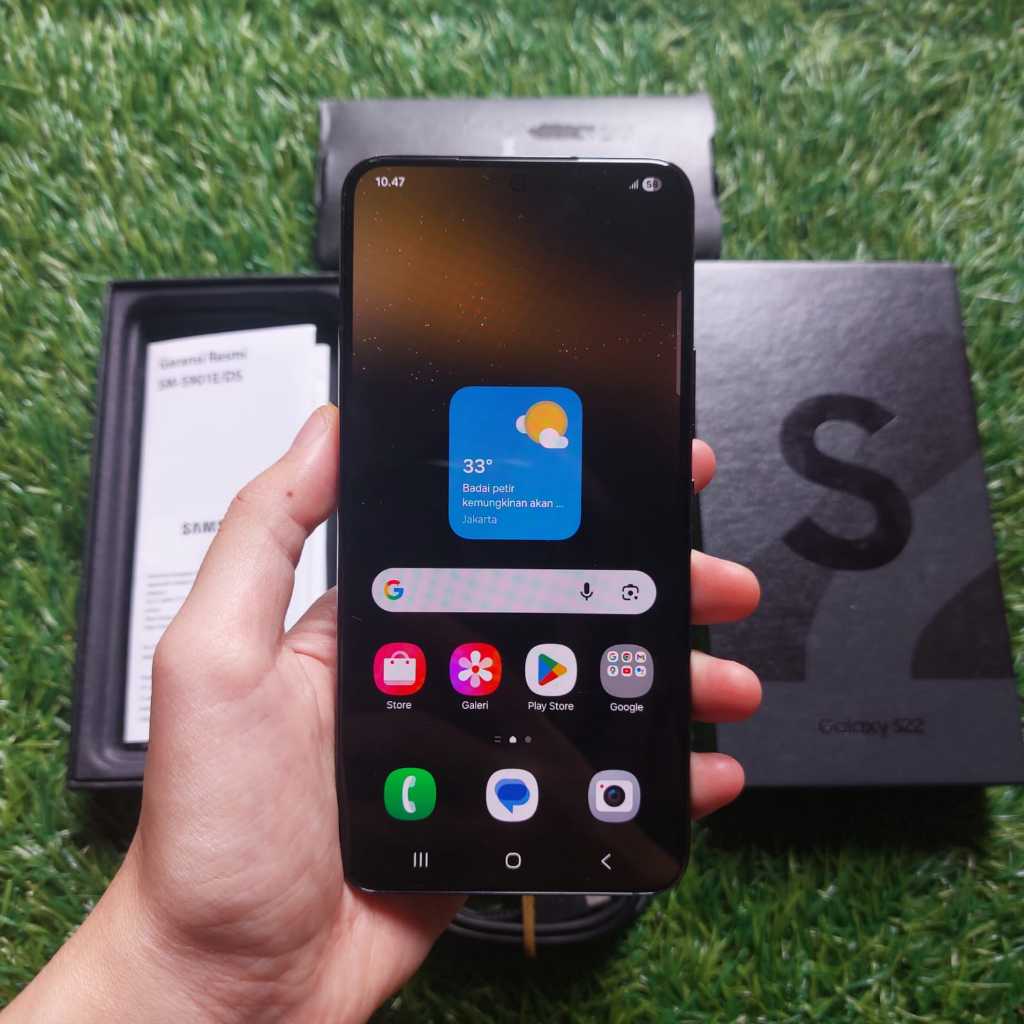 SAMSUNG S22 5G SEIN SECOND 8/128GB HP SECOND HP SEKEN HP BEKAS HP MURAH