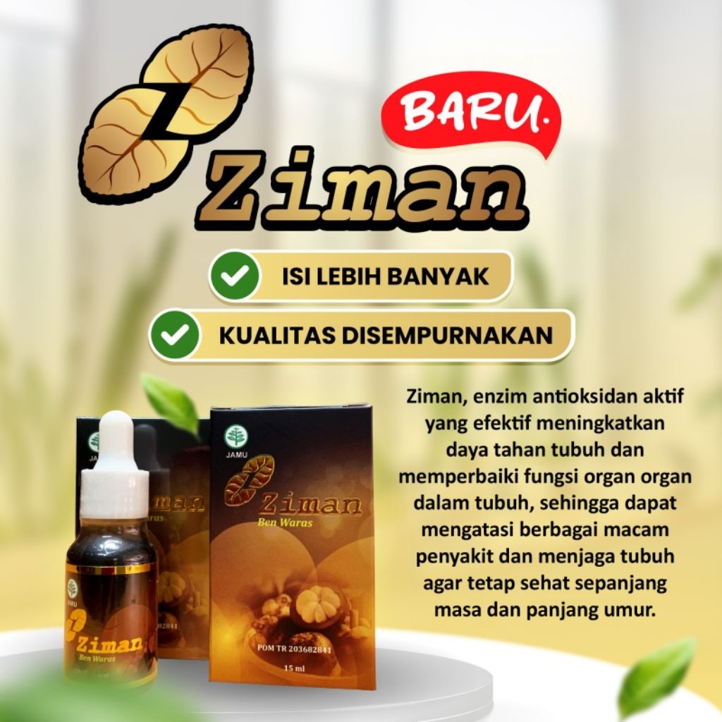 Ziman Jamu Tetes berkhasiat dan mujarab
